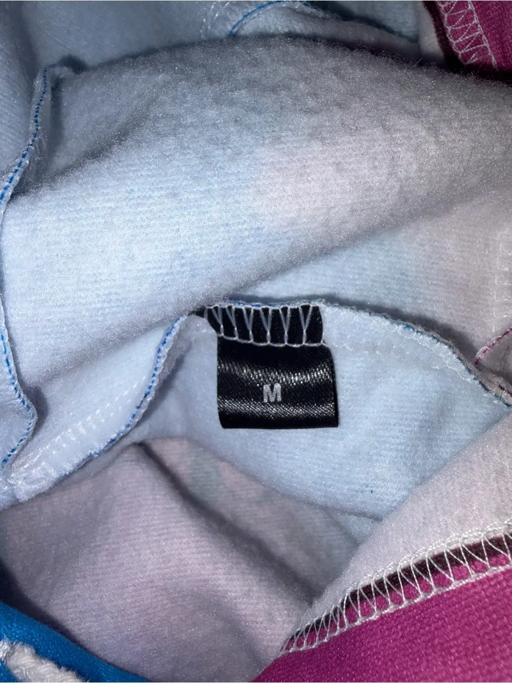 🆕💜 I Am Kenough Tie Dye Hoodie Pink Blue Yellow Pullover Kangaroo Pocket Size M - Picture 9 of 11